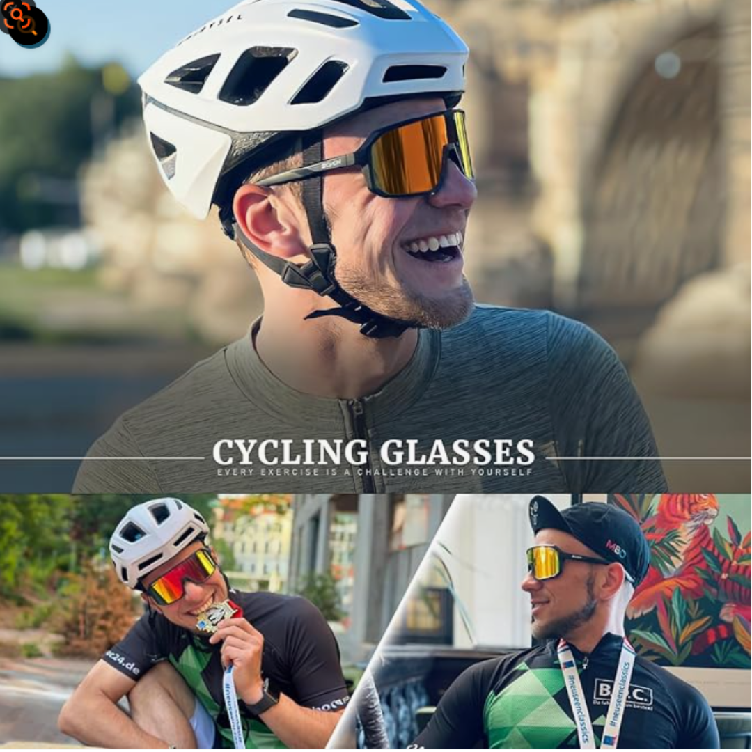 New Cycling Glasses Bike Sunglasses Men UV400 Eyewear Outdoor Sports MTB Goggles Bicycle Women Riding Hiking Sunglasses